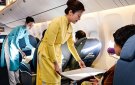 Tiếp viên Vietnam Airlines trình diễn trang phục mới